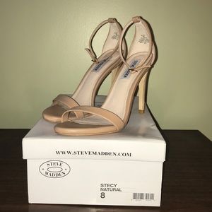 STEVE MADDEN Stecy Natural Heels